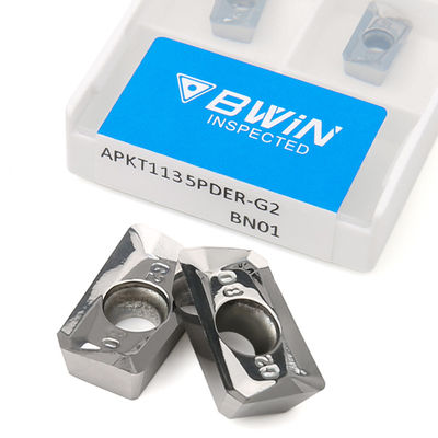 Apkt1604 frees inzetstuk rond mes aluminium voor extern draaigereedschap