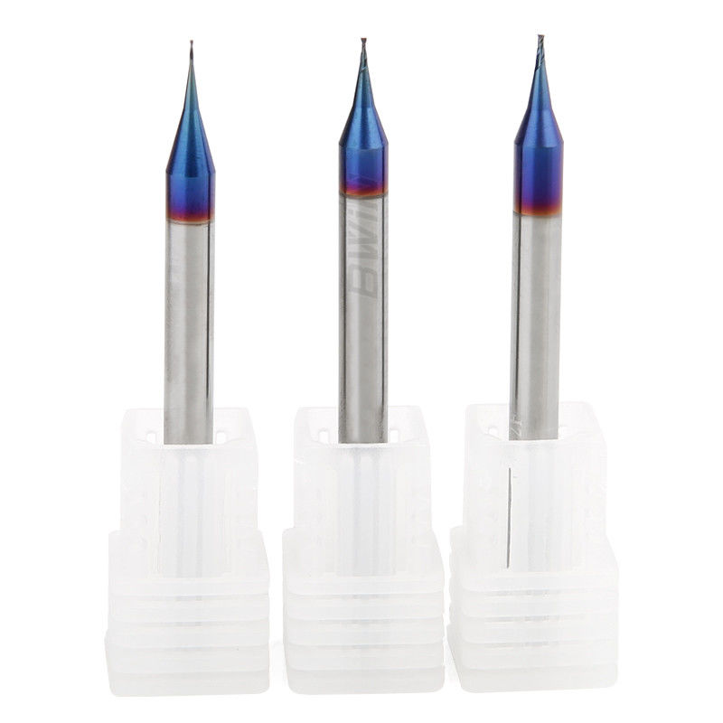 Stevig Carbide 2 Fluiten 0,5 Mm-van het Micro- Molen HRC65 2flute Endmill Diameter de Vierkante Beëindigen
